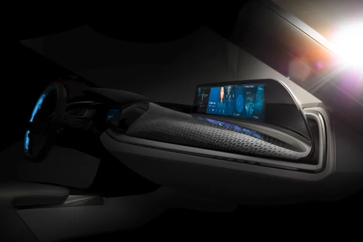 BMW has released this teaser image of the AirTouch gesture control system it will showcase at the Consumer Electronics Show in January