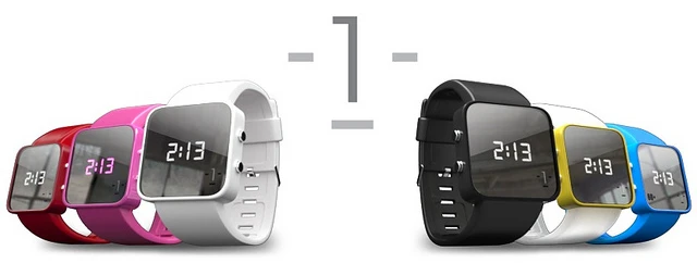 The 1:Face Watch in each of the six colors