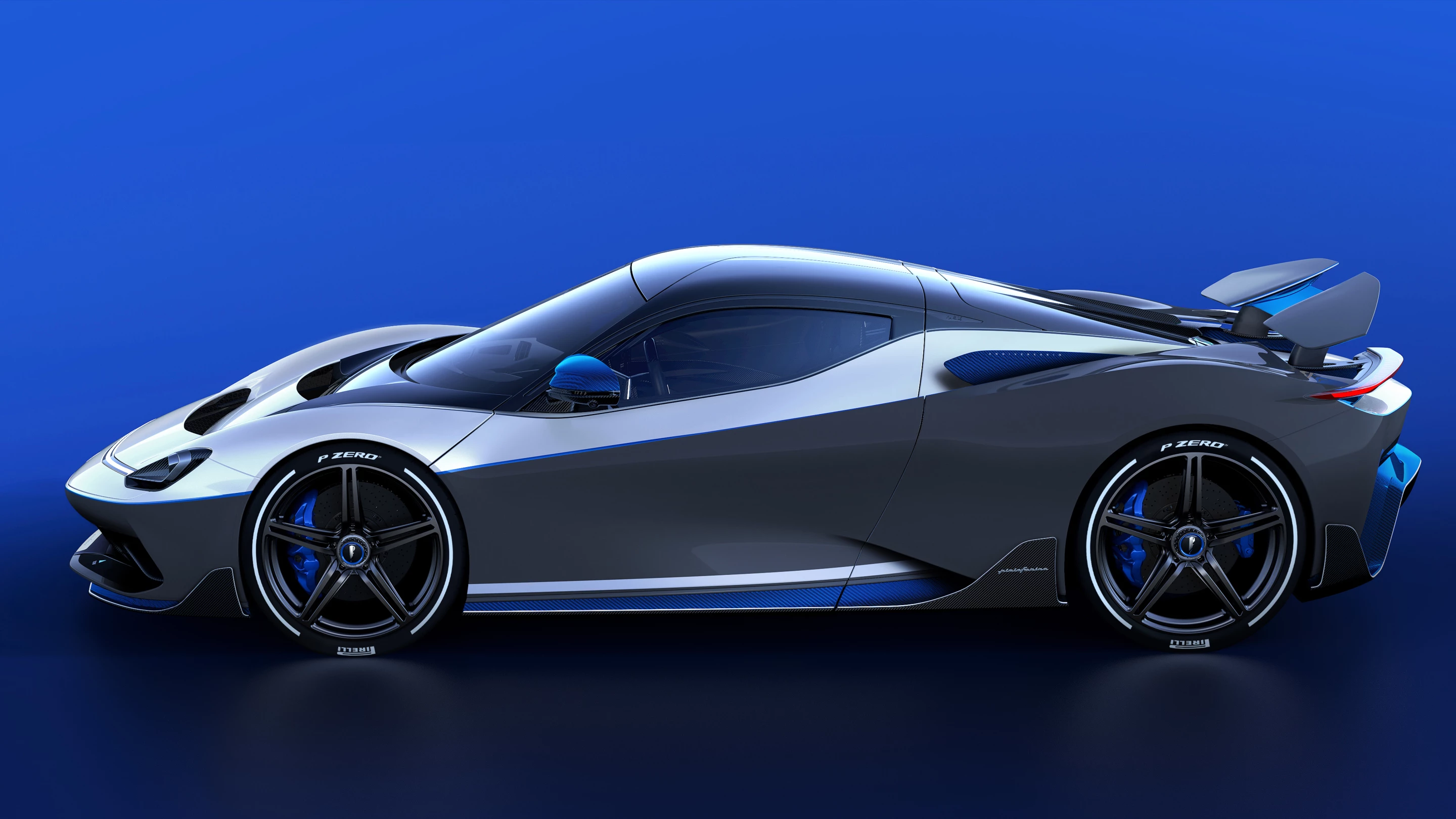 Side view of the Battista Anniversario