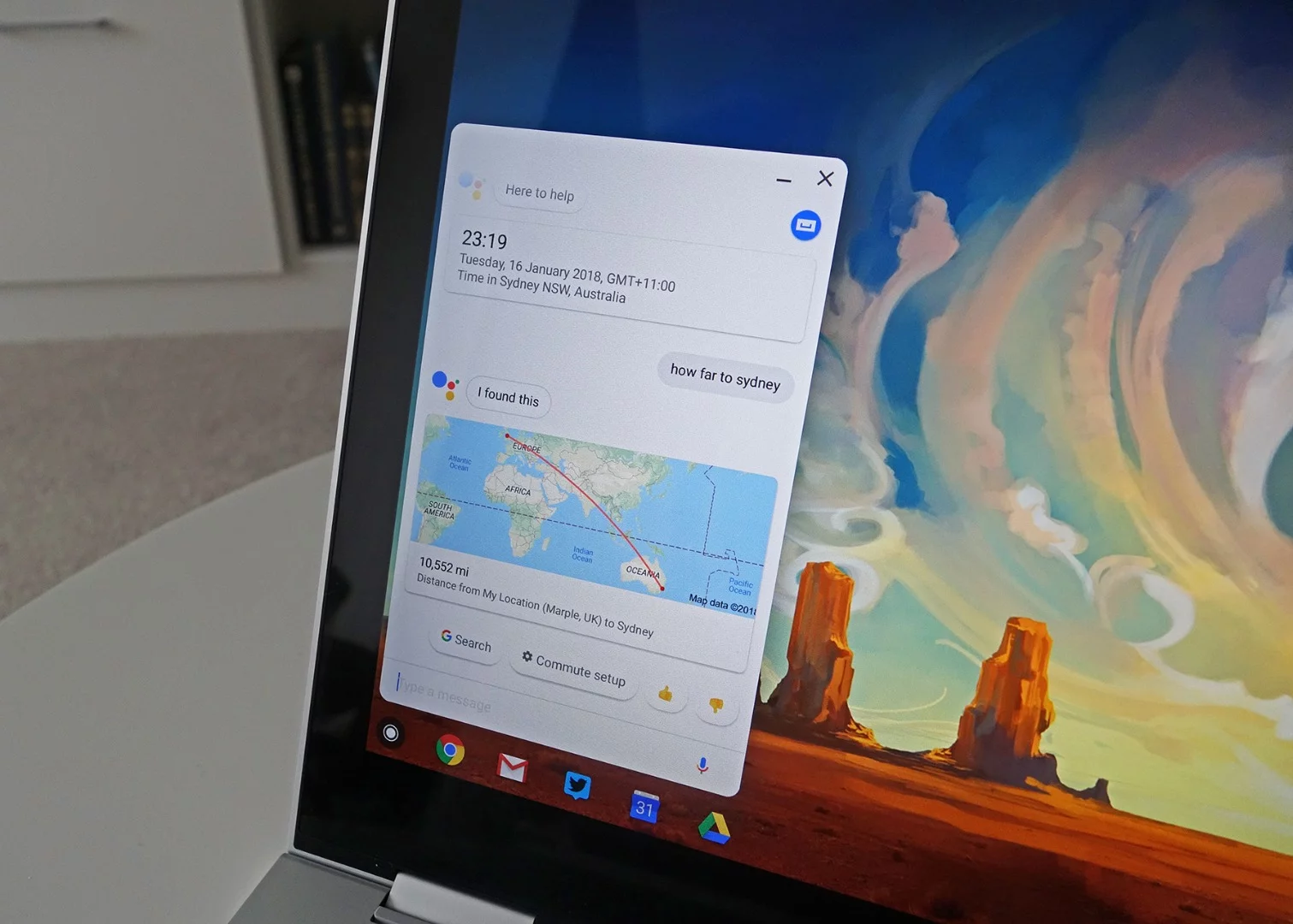 The Pixelbook is the first laptop with Google Assistant on board