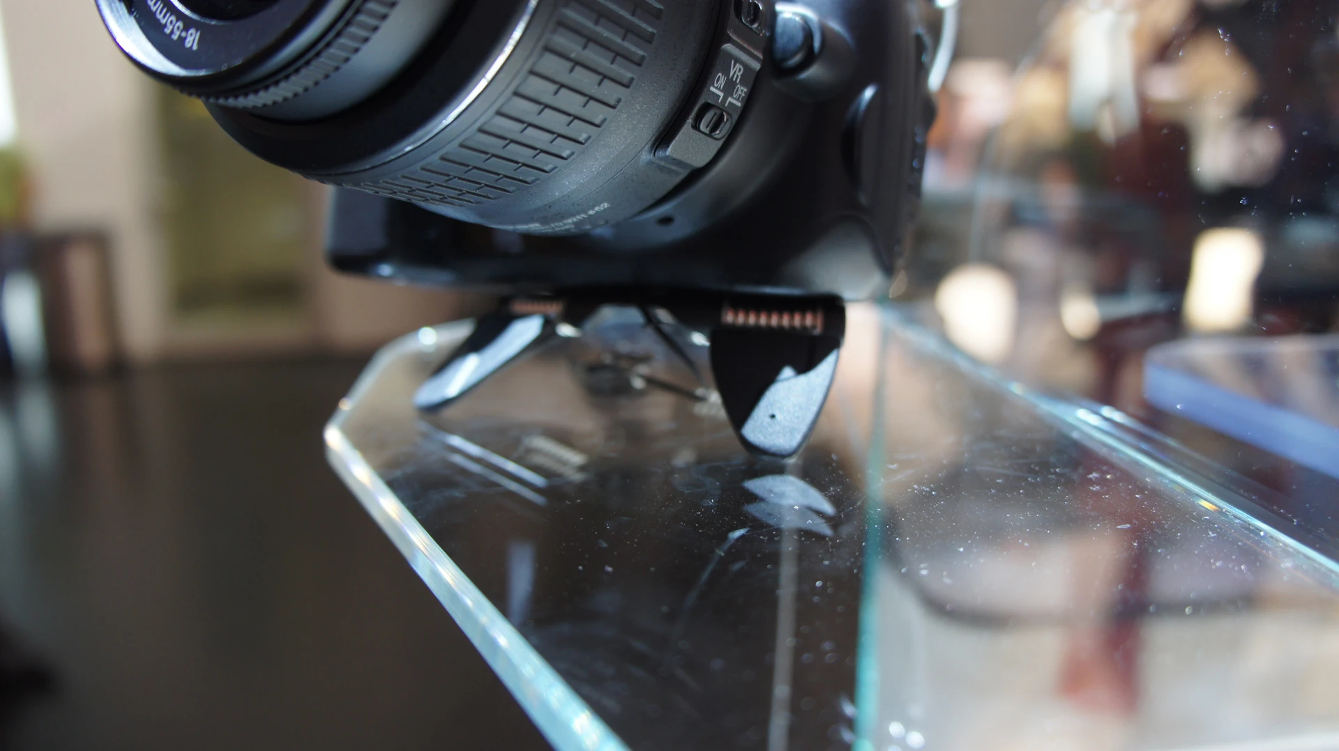 Manfrotto's MP3 digital-SLR pocket-sized tripod on display at Photokina 2010