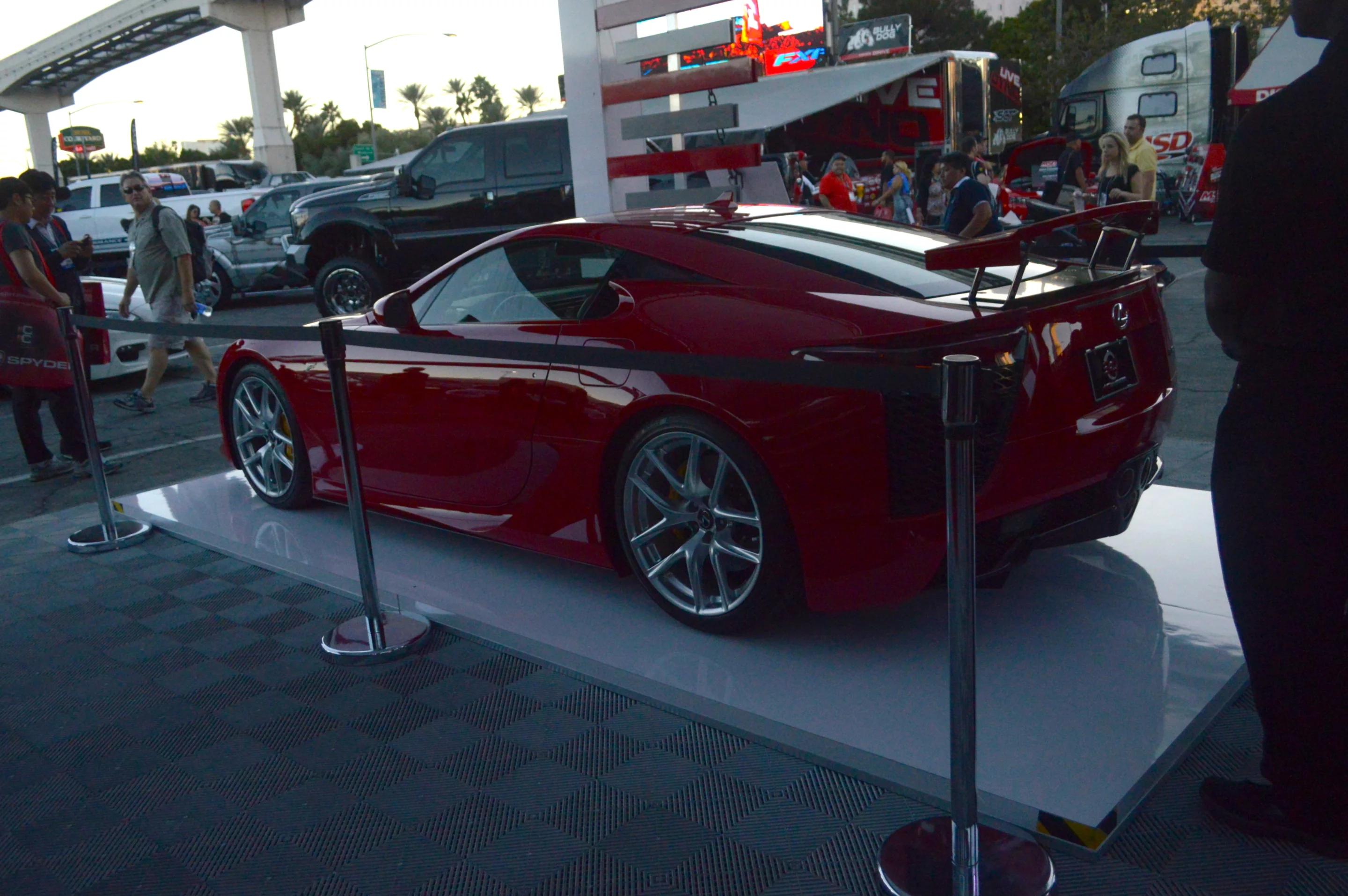 Pretty in Red: Lexus LFA (Photo: C.C. Weiss/Gizmag)
