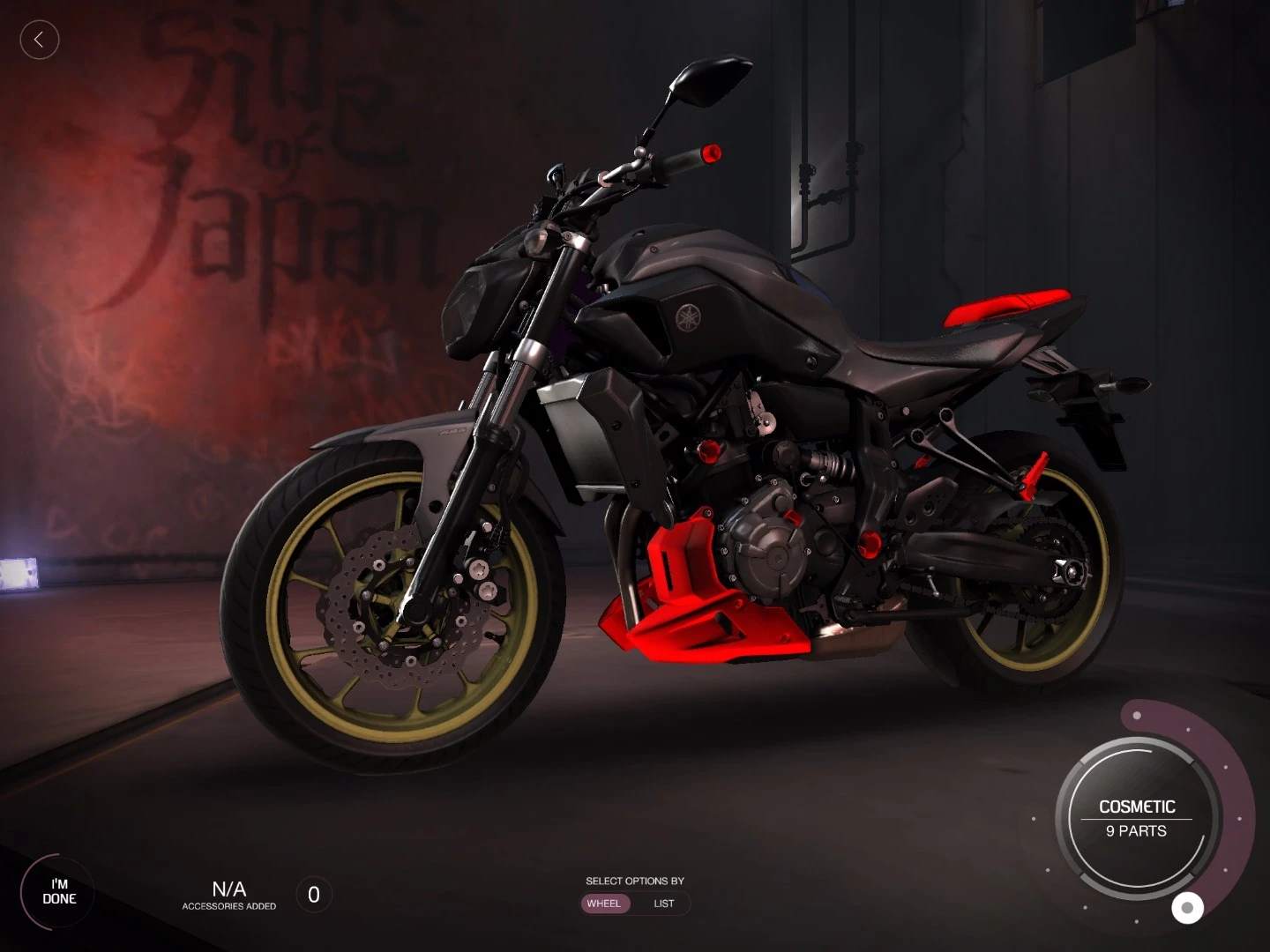 Customizing a Yamaha MT has become a fun project thanks to the My Garage smartphone app