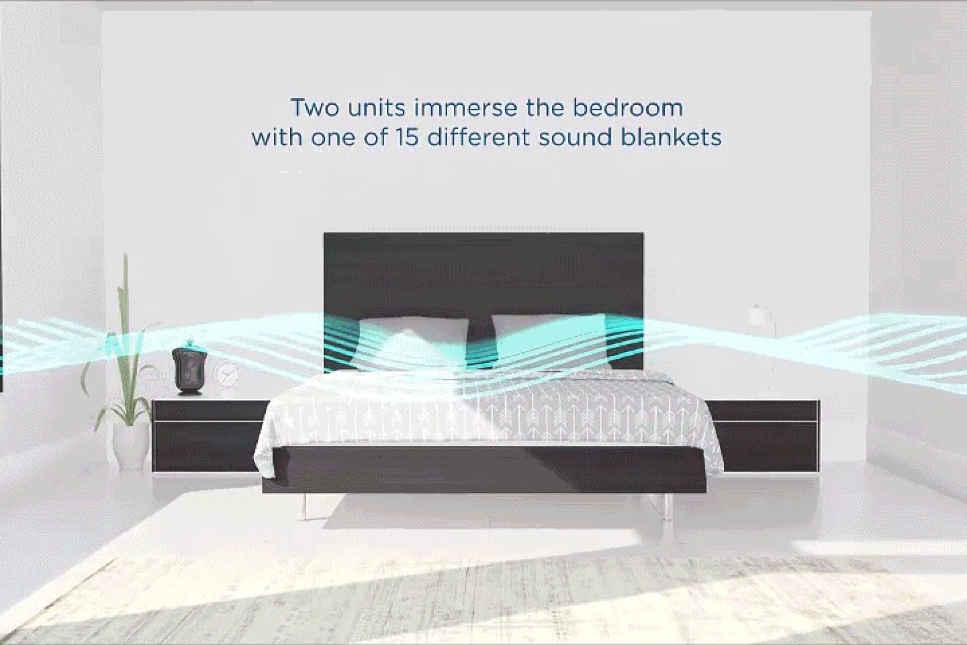 Nightingale Sleep encourages slumber under a white noise "sound blanket"