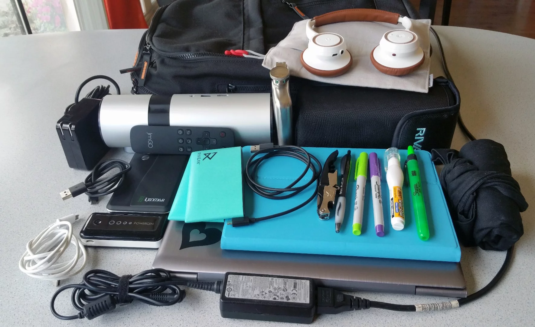 We were able to pack about 14.6 lb worth of gear into the MOS Pack, with a little extra room to spare