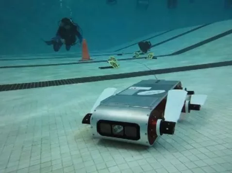 The AQUA underwater swimming robot