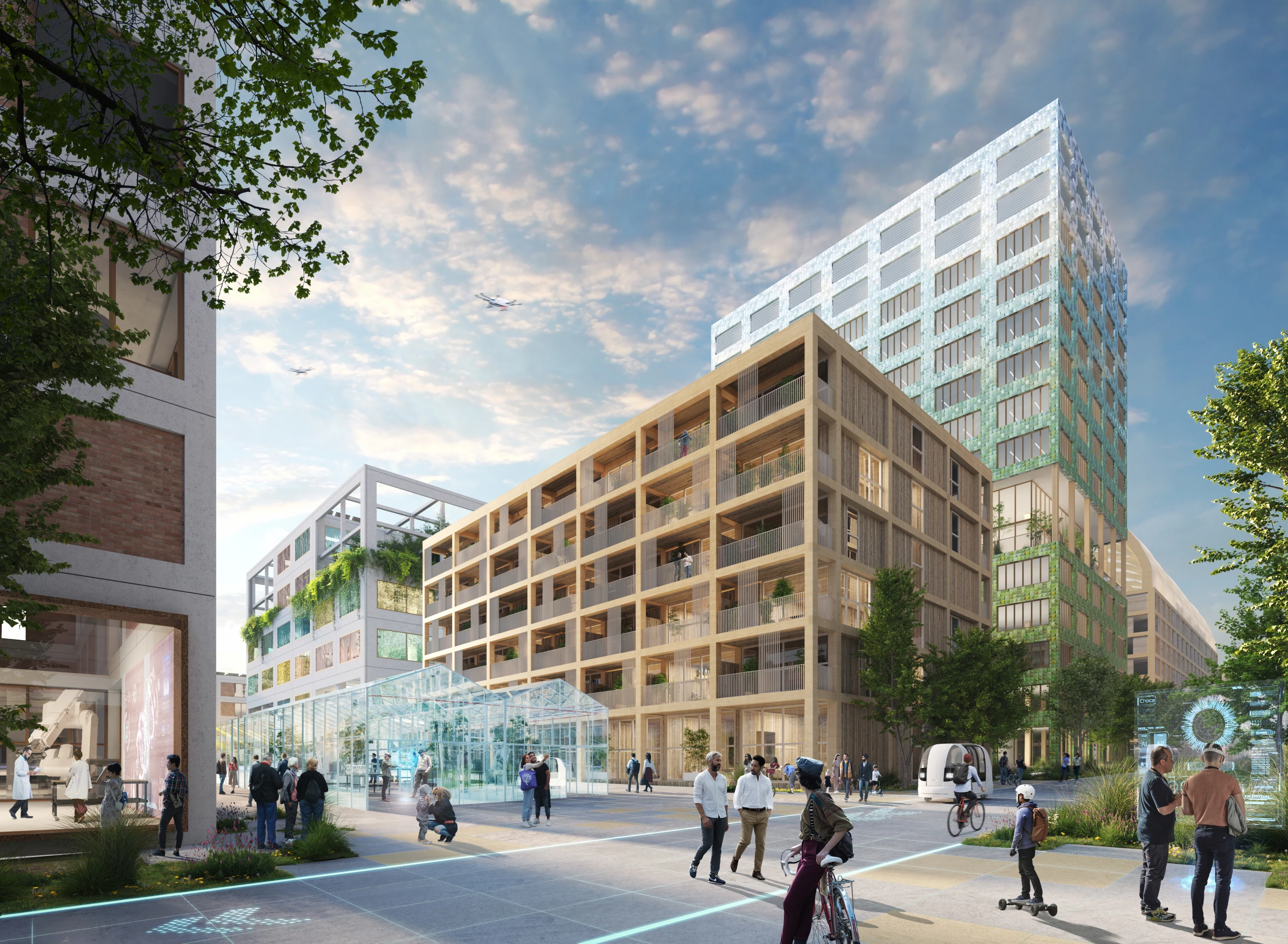 The Innovation Park Artificial Intelligence will feature offices and laboratories, as well as housing and related amenities