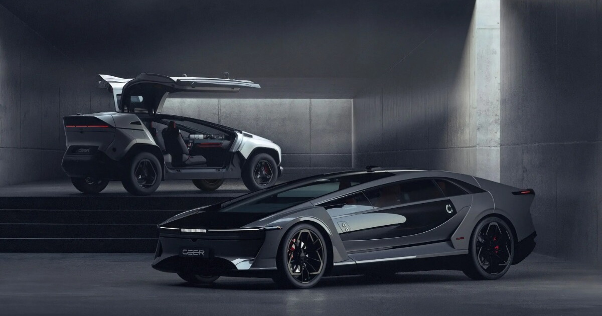 Wedged glass & huge wings: Saudi Arabia's 1st EV brand makes a stir