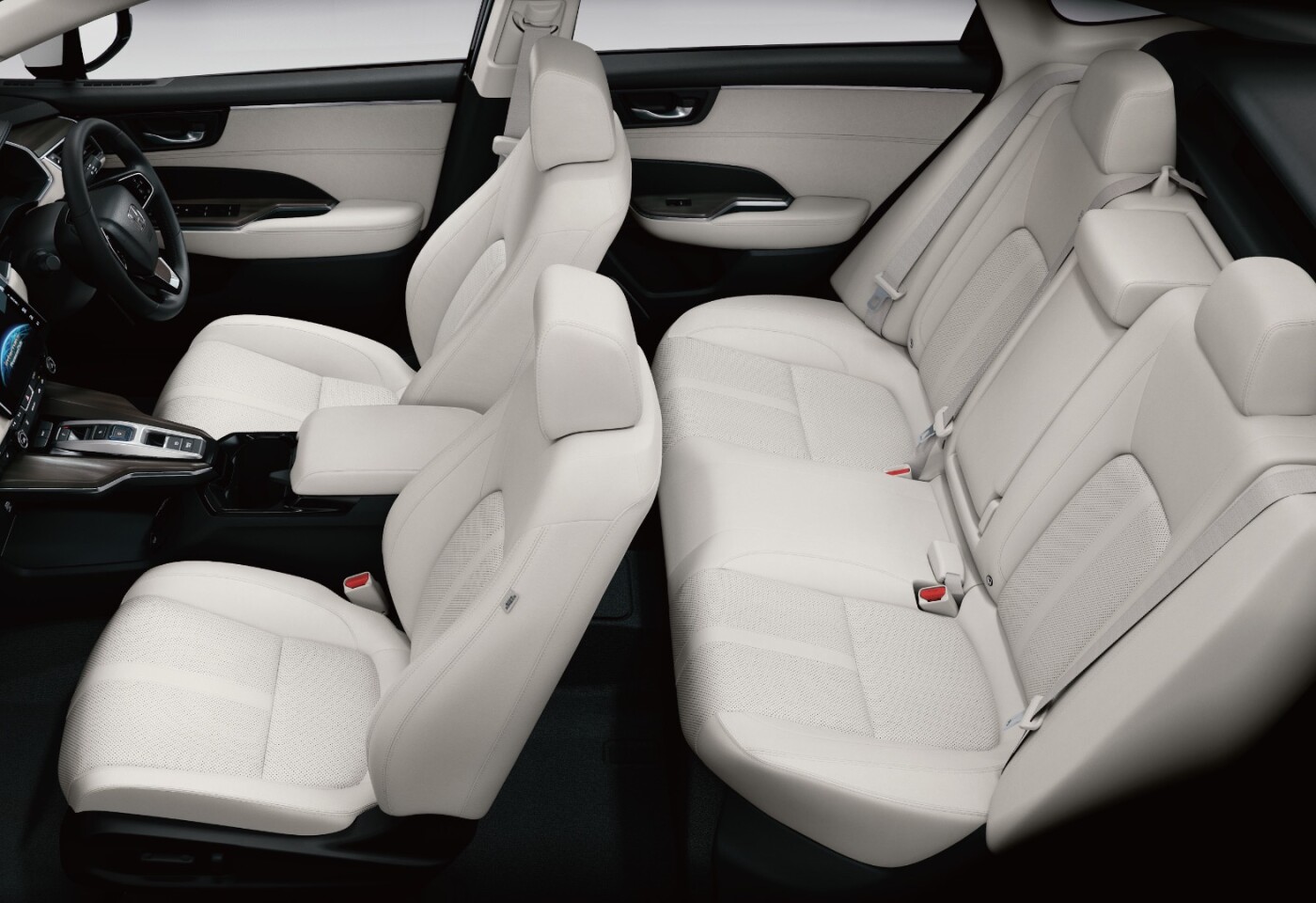 Adding to this interior feel is the smart seating arrangement, built around the powertrain’s requirements