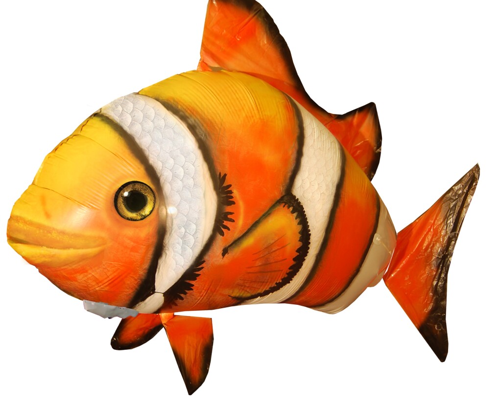 Air Swimmers are remote-control model fish, that swim through the air