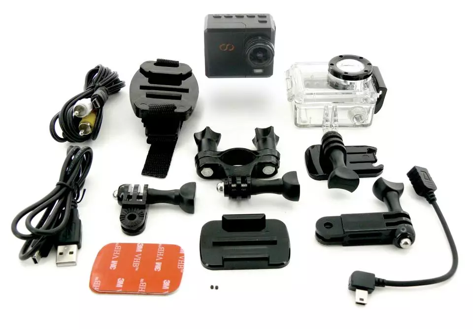 CamOne Infinity comes boxed with several mounts and hardware