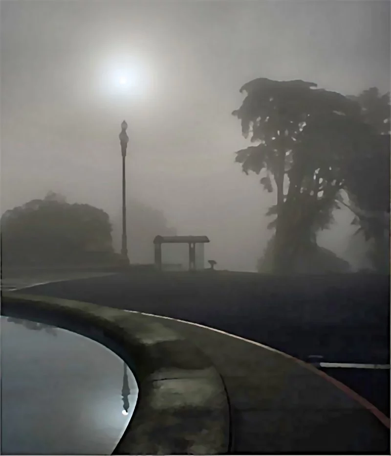 Parallax beautifully illustrated by the reflection in the water appearing to show the Sun at the top of the streetlamp although, along the direct path, it is well above the streetlamp – parallax is the apparent movement of the streetlamp relative to the distant Sun (Photo: Brocken Inaglory via Wikimedia Commons)