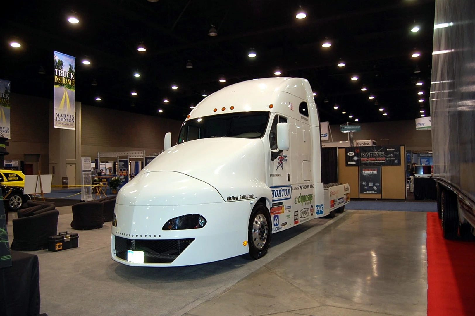 The BulletTruck that started "real-world" freight hauling runs in 2012