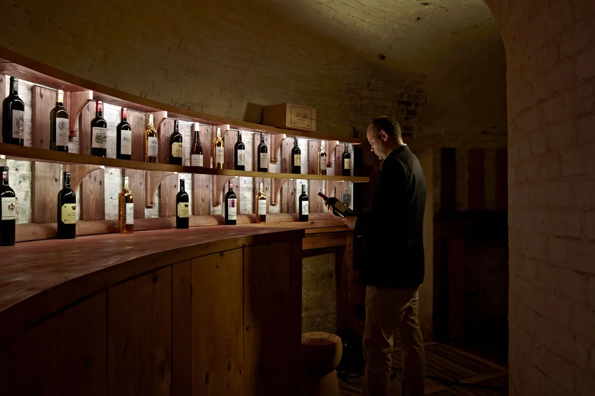 Spitbank Fort Hotel cellar