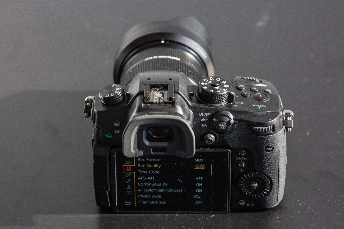 Panasonic GH5: menus work well but aren't as intuitive as they should be