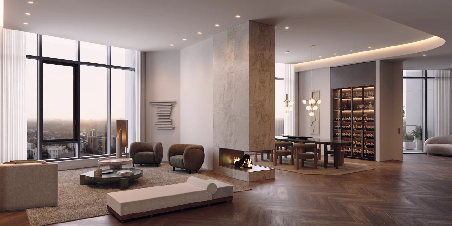 One Delisle will include eight luxurious penthouse residences