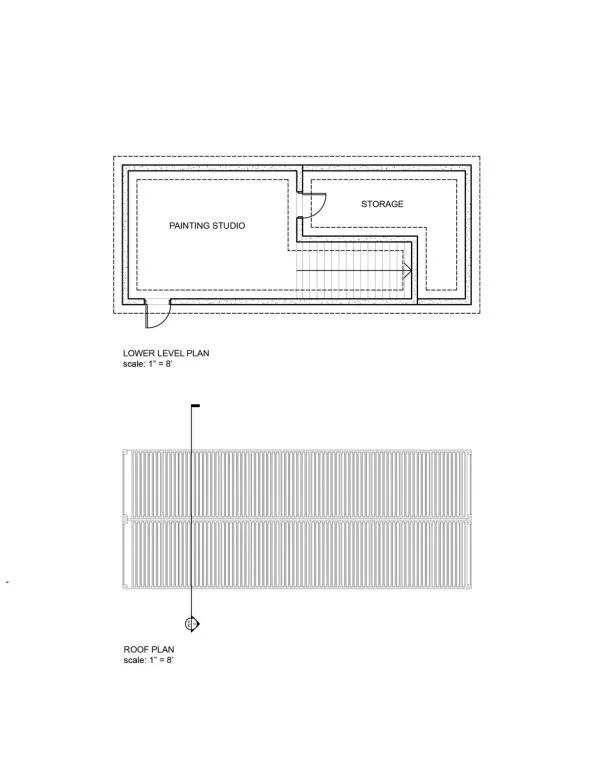 Container Studio plans by MB Architecture