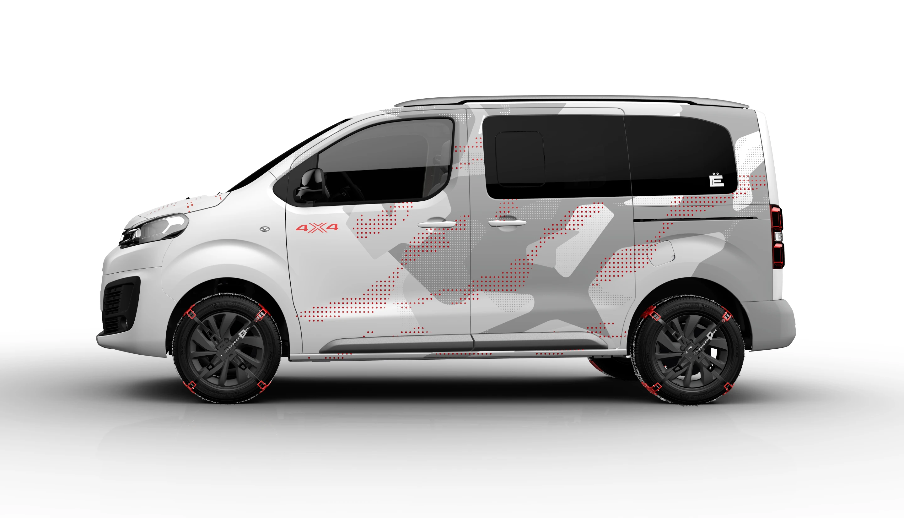 The Citroën SpaceTourer 4X4 Ë Concept is based on the smallest SpaceTourer model
