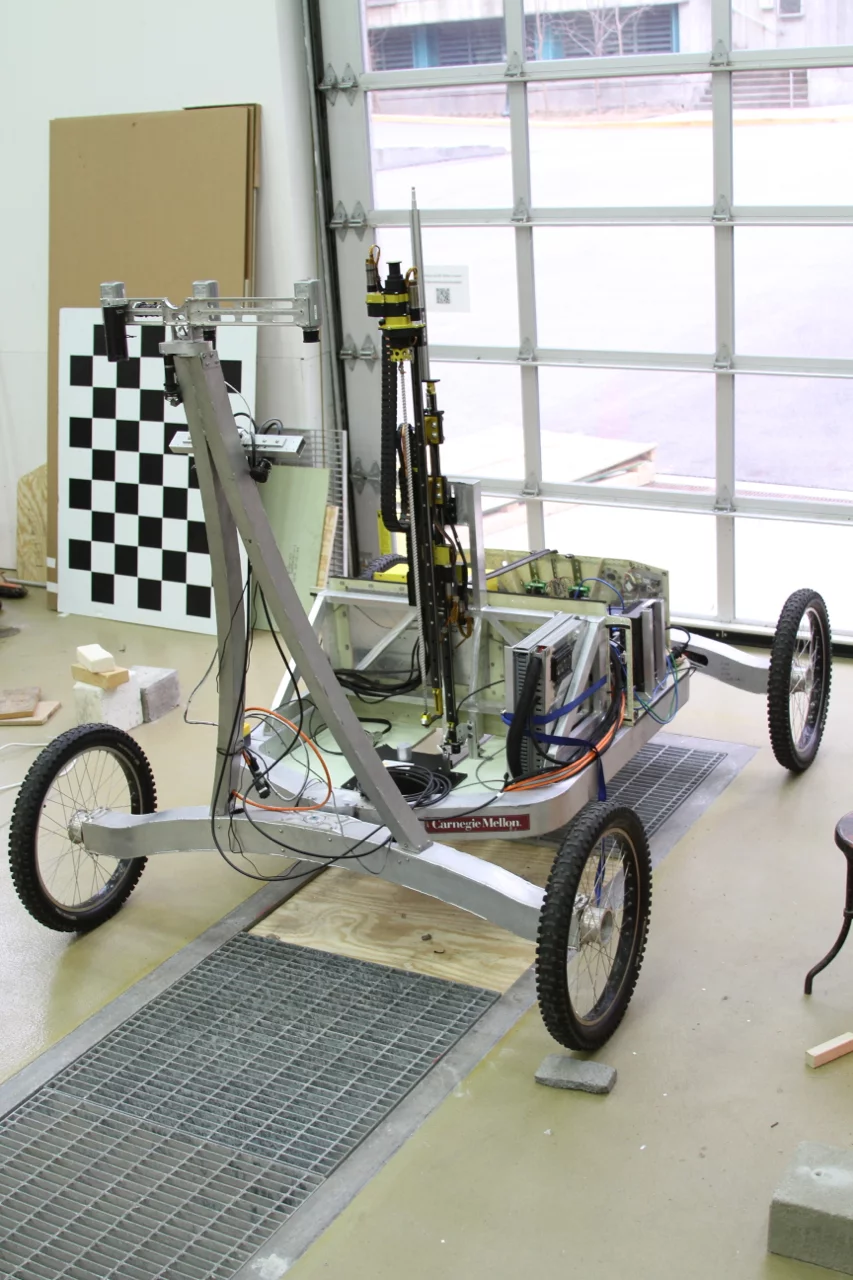 Zoë stripped down for drill installation