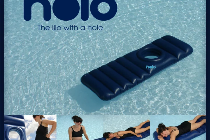 Holo lilo is perfectly shaped for a baby bump