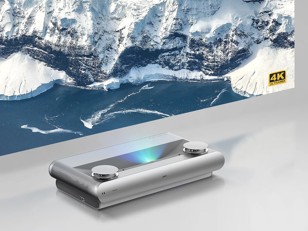 The JMGO U2 ultra-short-throw laser projector is capable of 4K UHD resolution with support for the BT.2020 color standard and HDR10