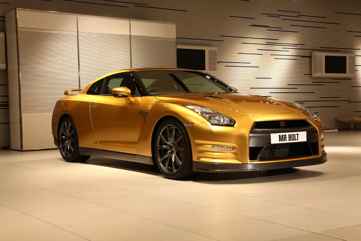 Side view of the Bolt Gold GT-R