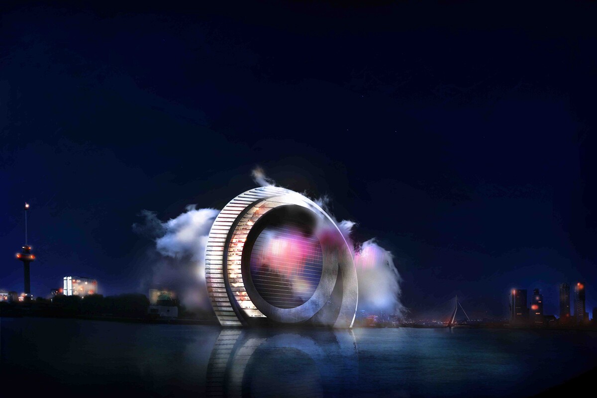 The Dutch Windwheel concept is designed to be part energy icon, part tourist attraction and part residential building