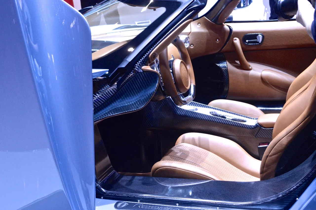 The Regera features rotating doors that are remotely opened (Photo: C.C. Weiss/Gizmag.com)
