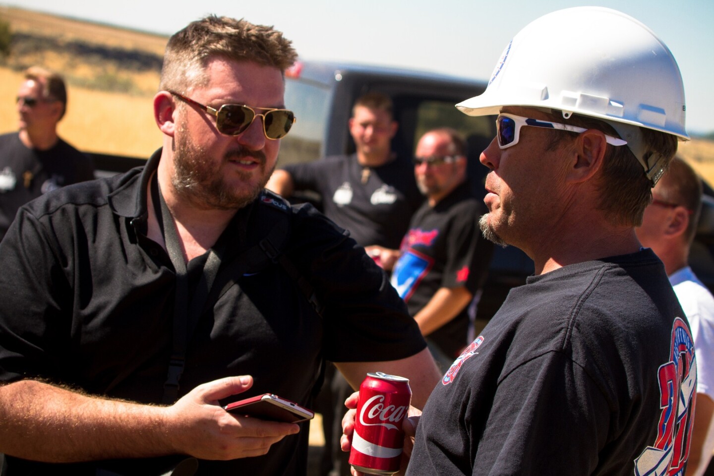 New Atlas's Loz Blain speaks with rocket engineer Scott Truax at the launch site