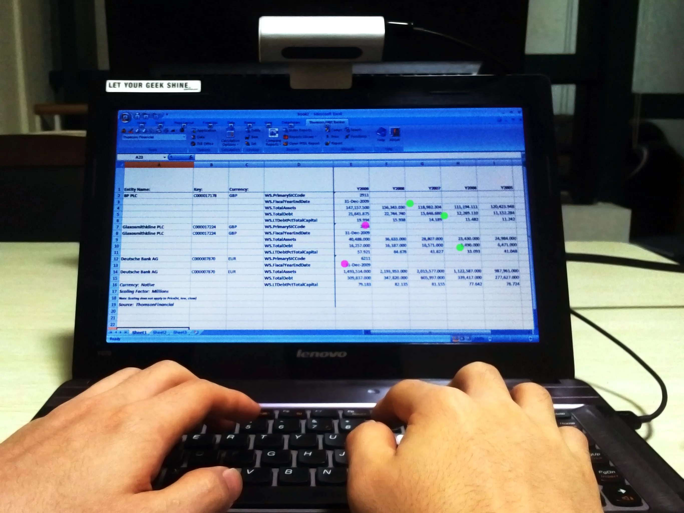 Clipping Haptix onto the top of a laptop display, for example, will allow a user to pinch and zoom, swipe and scroll across the surface of the keyboard to manipulate what's on the screen