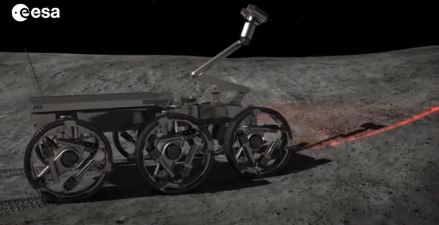 Future rover discovering a steep slope