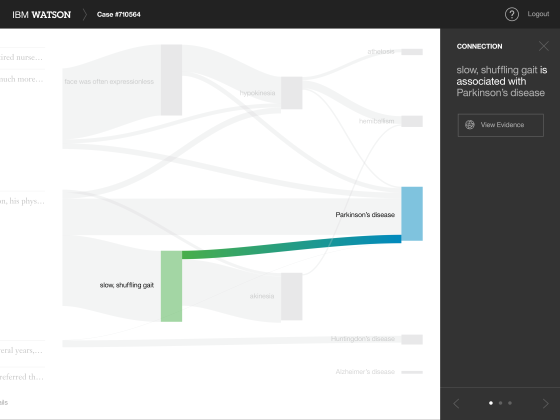 WatsonPaths is designed to provide doctors with natural interaction.