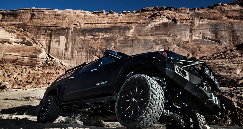The Devolro Diablo takes on rock and dirt