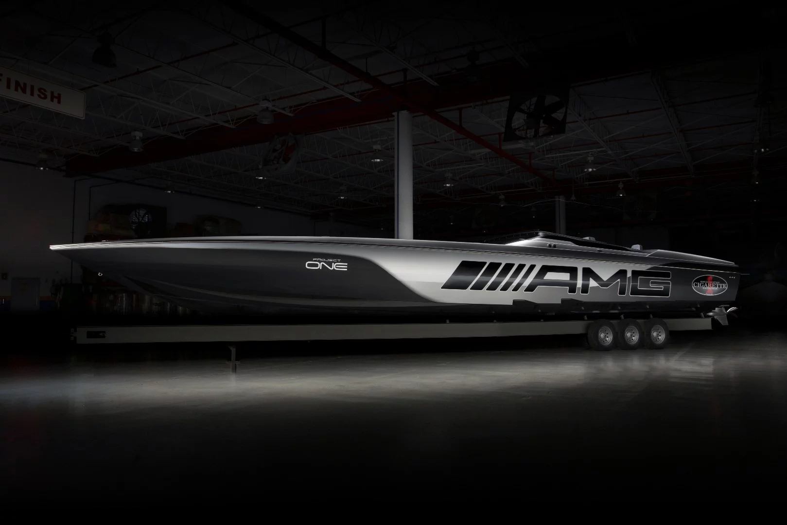 The Project One measures 51 feet 5 inches long