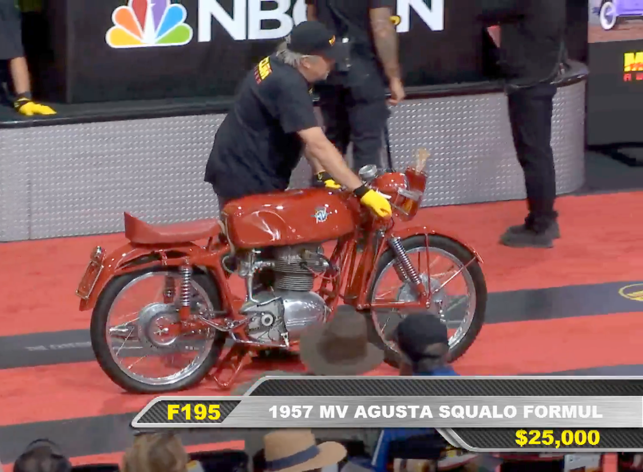1957 MV Agusta Squalo Formula Racer | High Bid: $25,000 | Estimate: $35,000 - $45,000 | Auctioneer: Mecum | Lot F195 | Auction Description