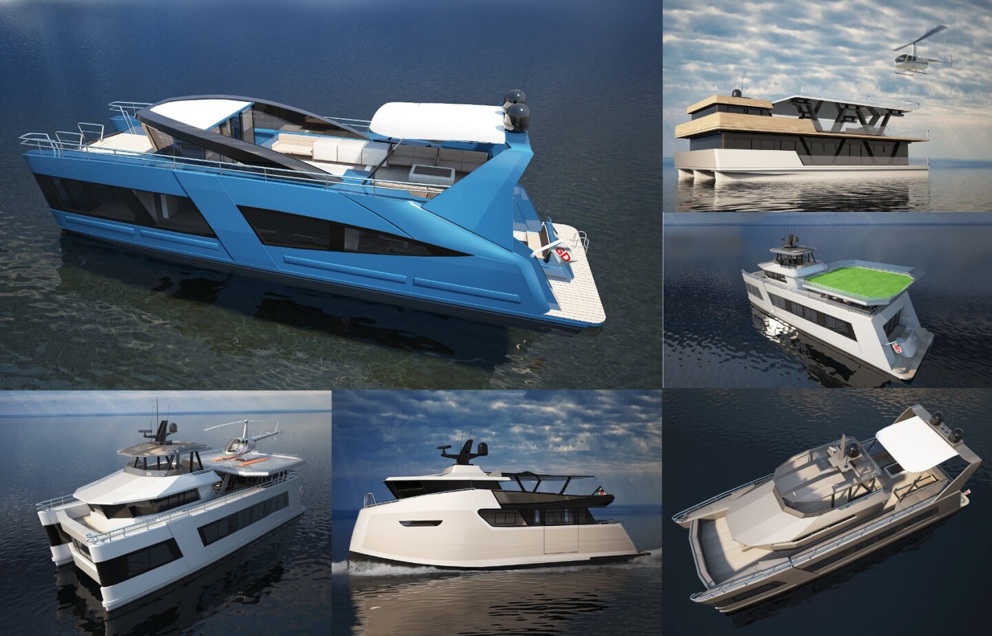 Both Zhivov and Baikal Yachts are keen developers of houseboats and boats designed as long term accommodation on the water, with the myriad variations and luxury refinement that only comes from building many such vessels, as seen in these examples from Baikal Yachts