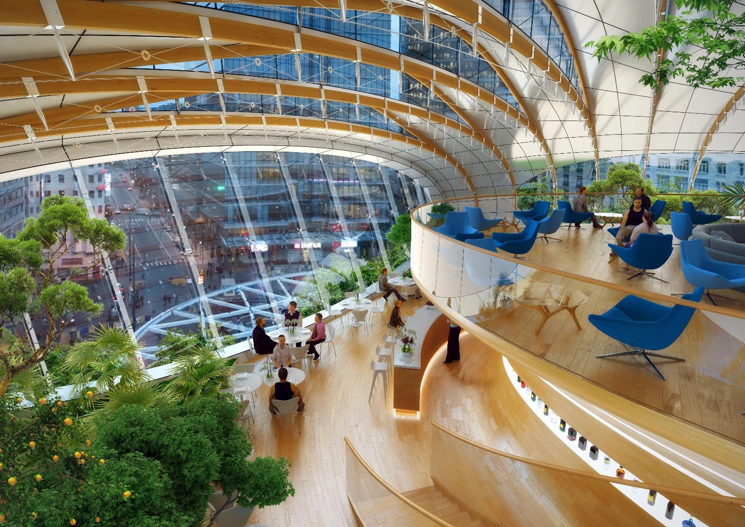 View inside the Chrysalis