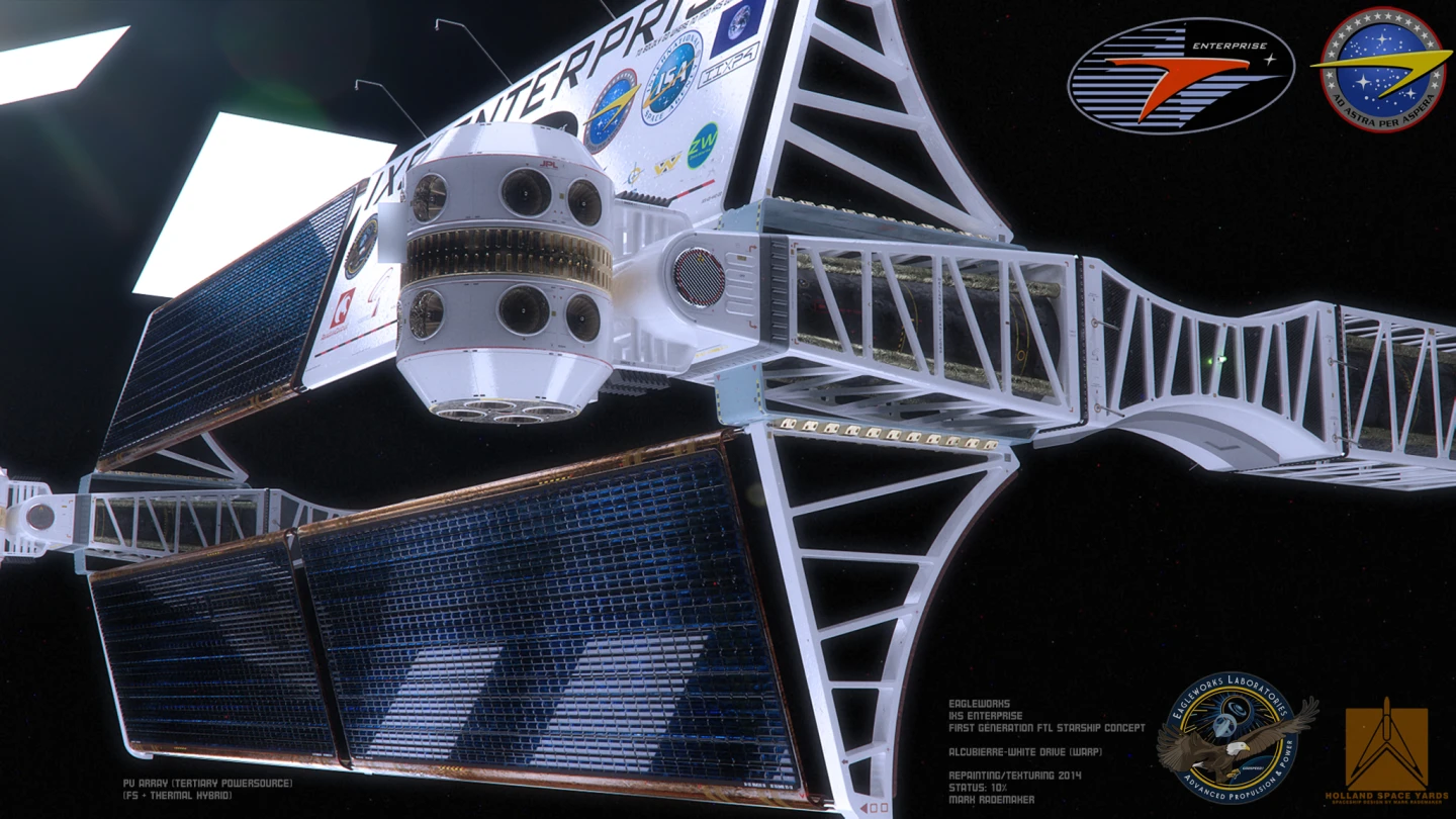 The renderings are based on current physics (Image: Courtesy of Mark Rademaker)