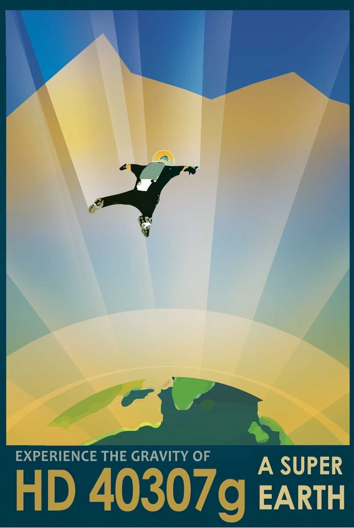 Thrill-seekers will enjoy this planet with super-gravity