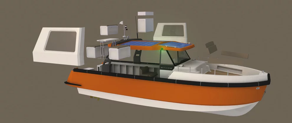 With its modular design and convertible cabin, the E30 is easy to transform