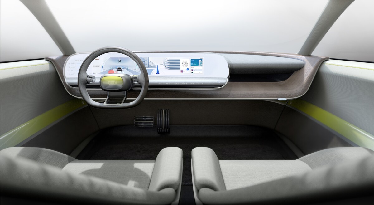 Interior of the 45 EV concept