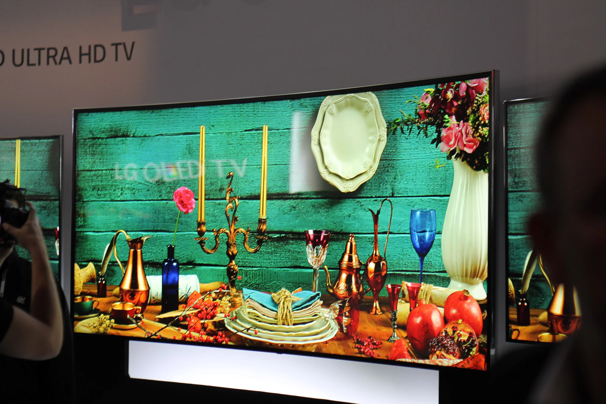 LG's 105-in curved OLED TV at CES