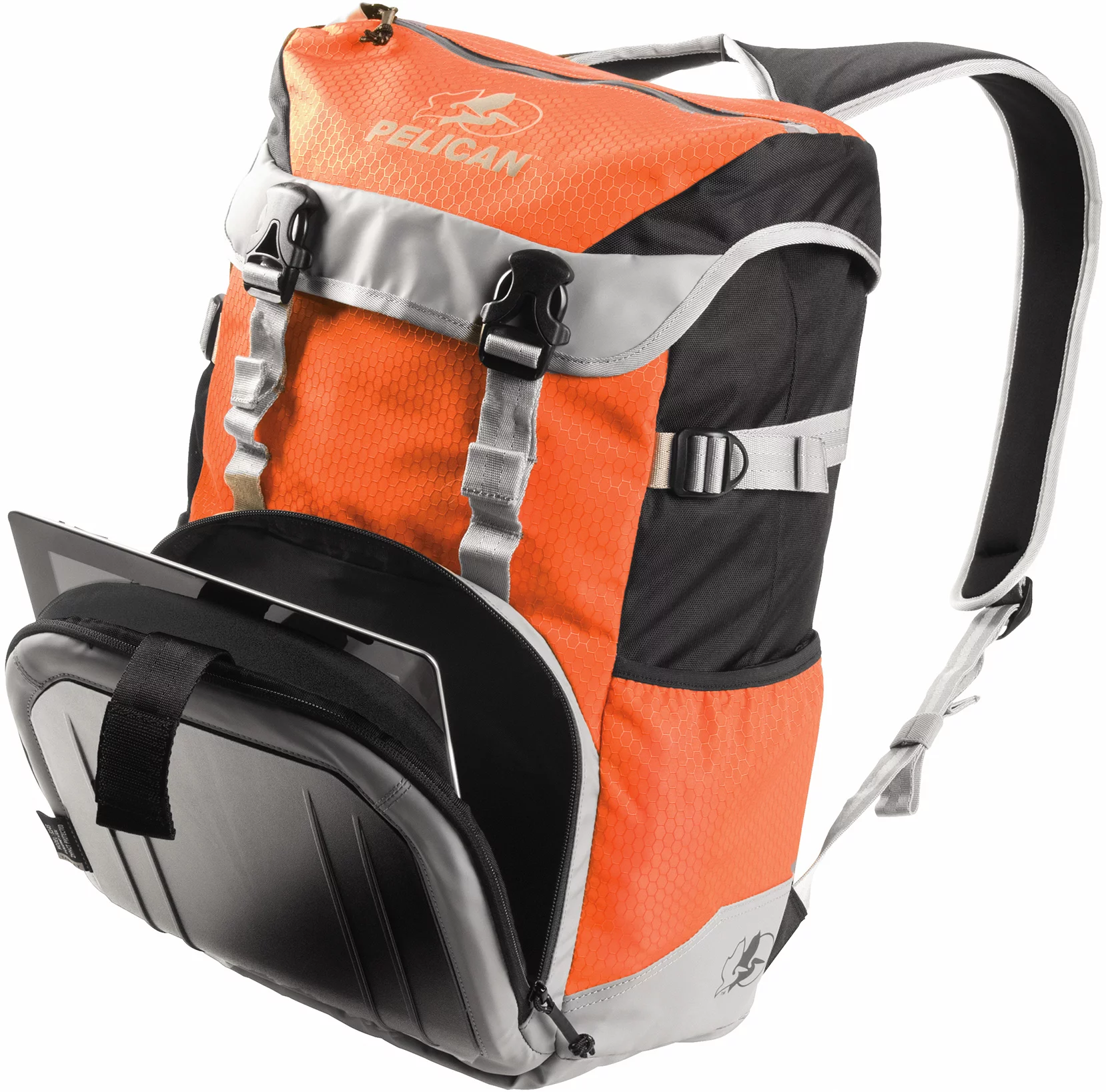 The ProGear S145 Tablet Backpack features an impact-protected tablet sleeve with rigid front plate