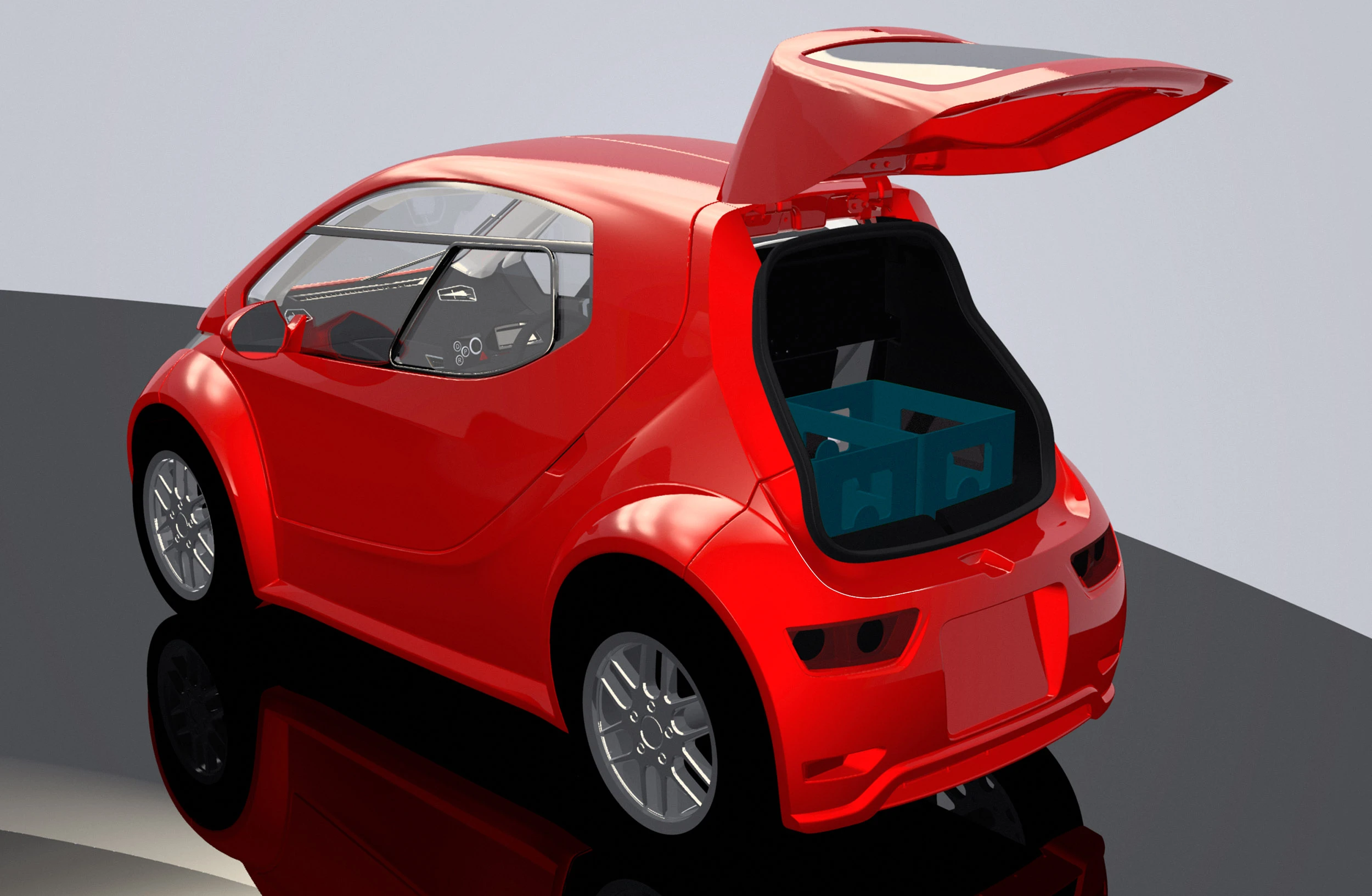 Designed as multi-use Colibri uses smartphone access instead of a key with fleet or car sharing abilites