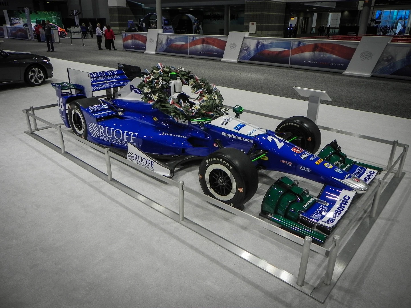 This race-winning Honda-powered racer was the Indycar that Takuma Sato drove to take the 2017 Indianapolis 500 win