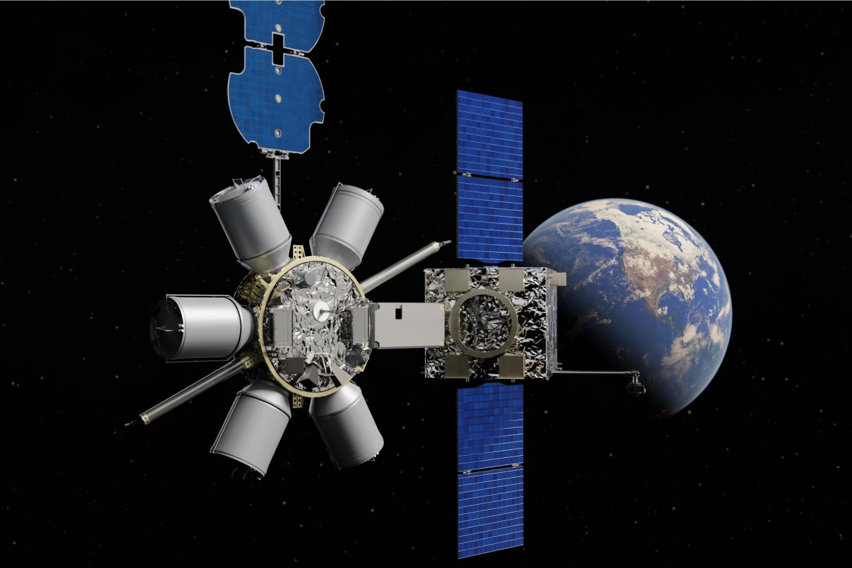 Artist's concept of a future orbital refueling spacecraft