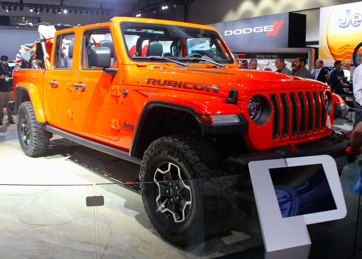 The Jeep Gladiator will be available in four trim points, including the Rubicon hardcore off-road option