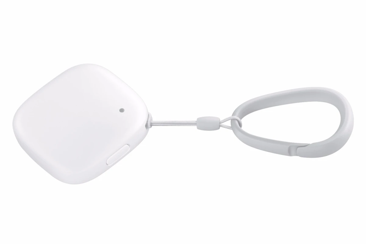 The Samsung Connect Tag uses cellular networks to track lost items beyond a Bluetooth connection