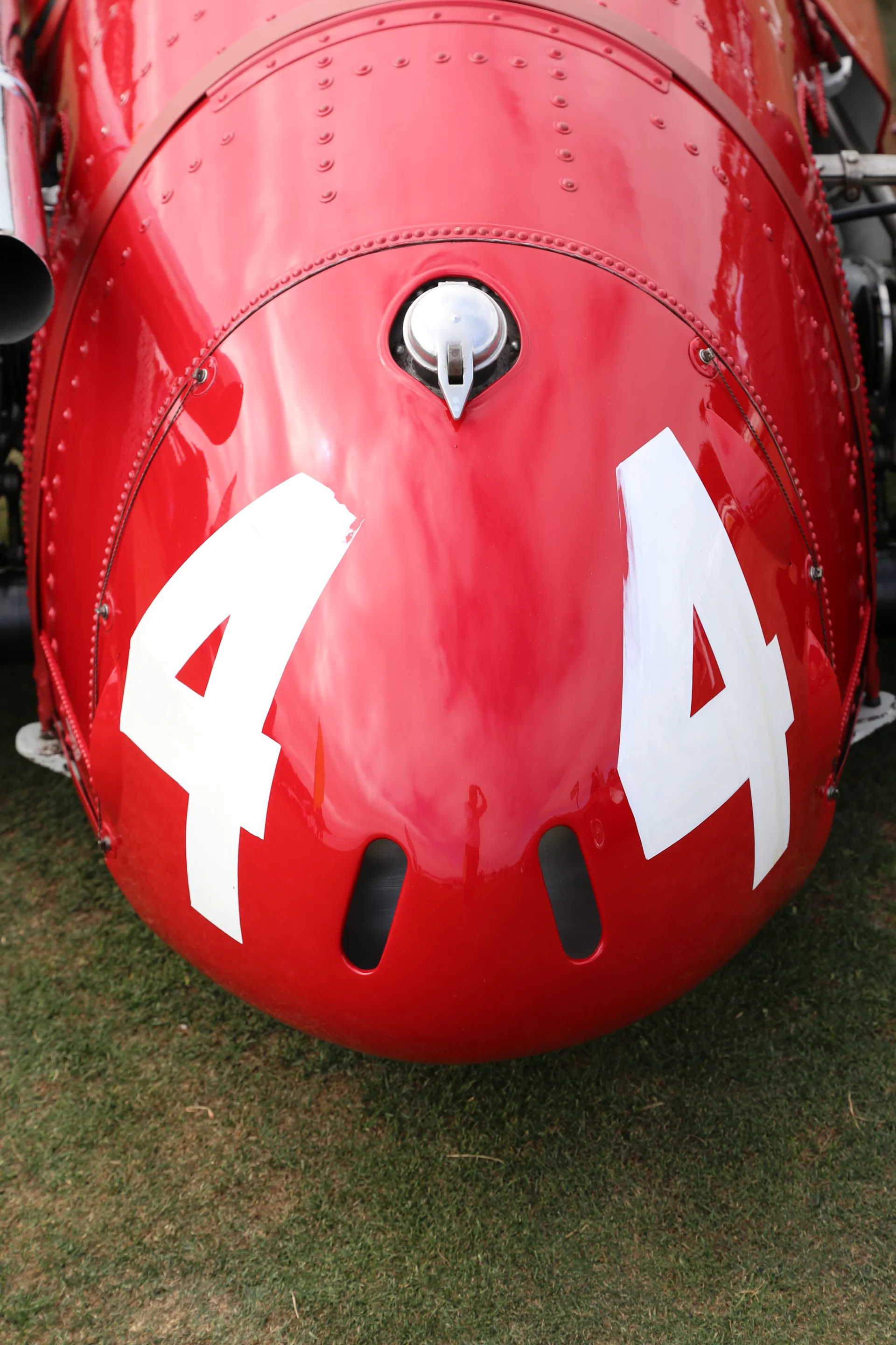 Tail end of the 1955 Maserati 250F Monoposto (Photo: Angus MacKenzie/Gizmag.com)