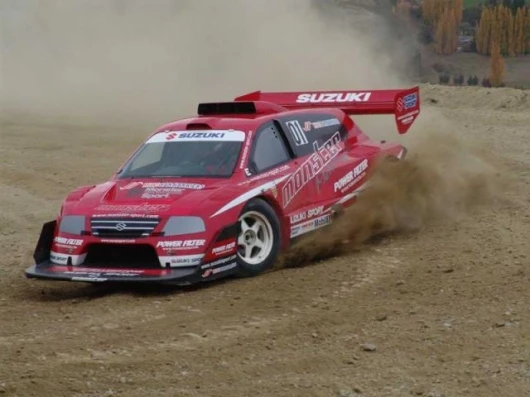 Monster plowing into a corner